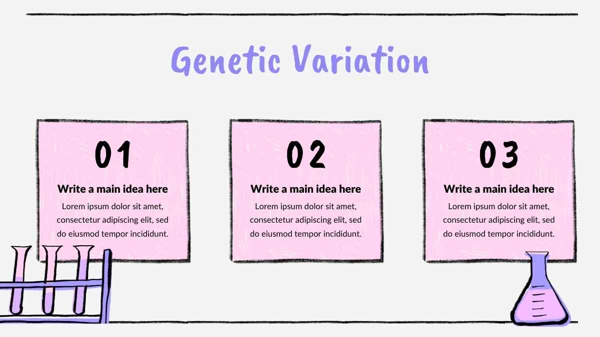 Illustrated Heredity Genetics Slides - slide 10