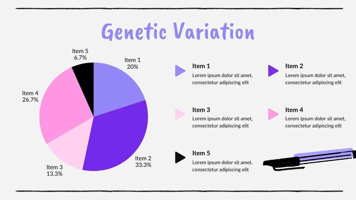 Illustrated Heredity Genetics Slides - slide 13