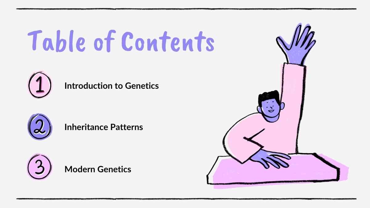 Illustrated Heredity Genetics Slides - slide 2