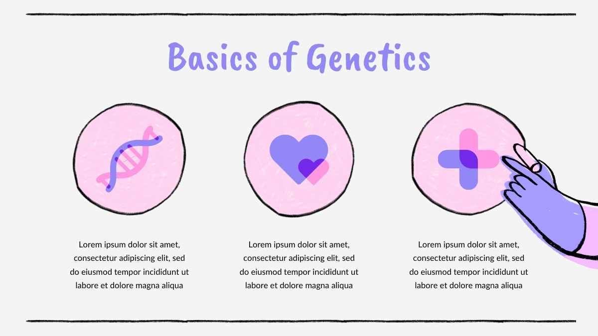 Illustrated Heredity Genetics Slides - slide 6