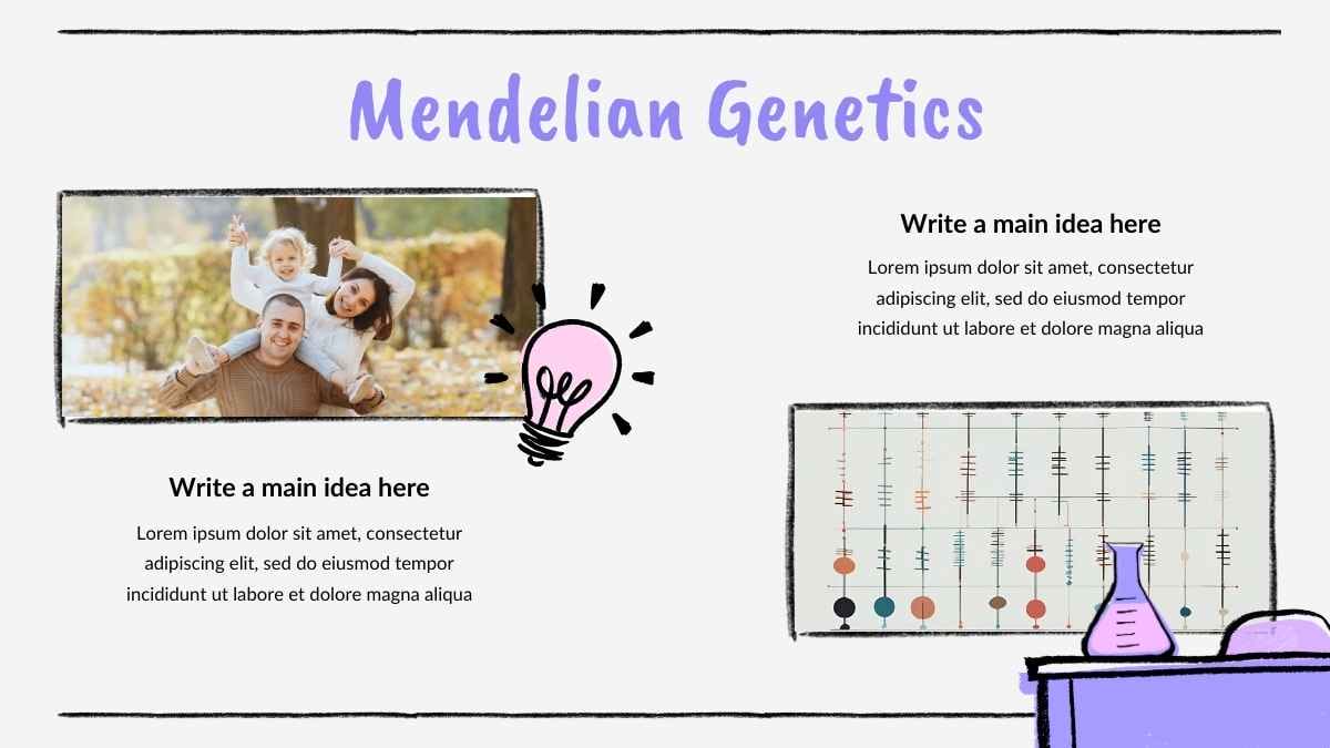 Illustrated Heredity Genetics Slides - slide 7