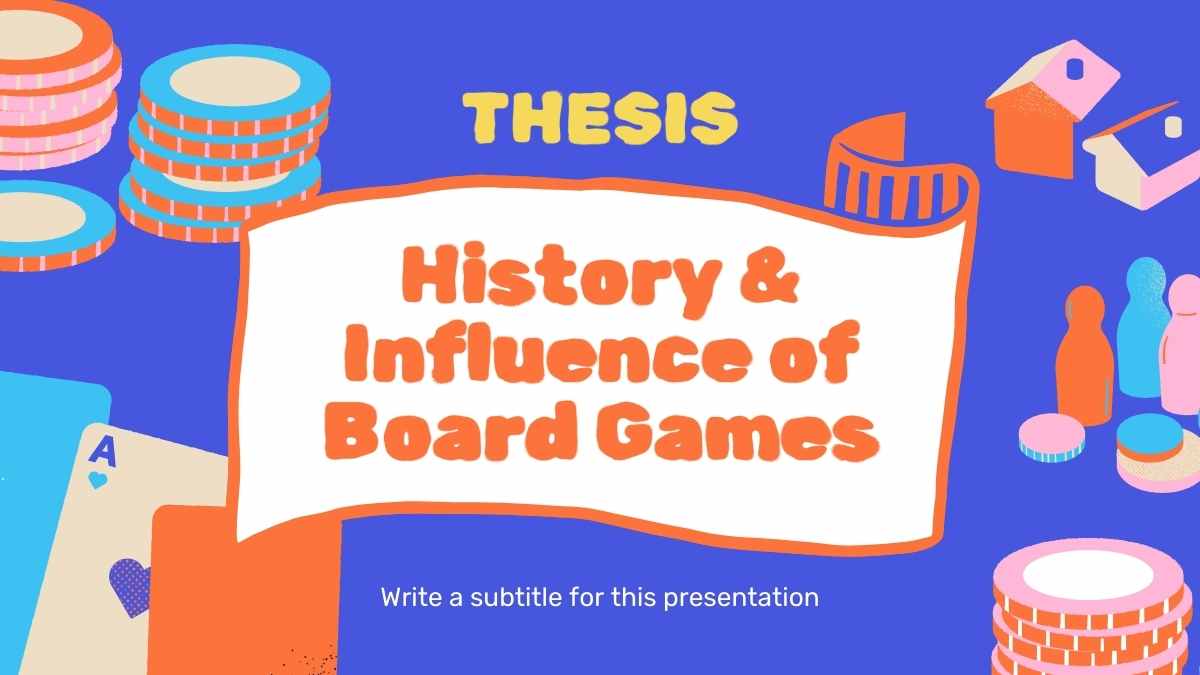 Illustrated History and Influence of Board Games - Thesis Slides - slide 1