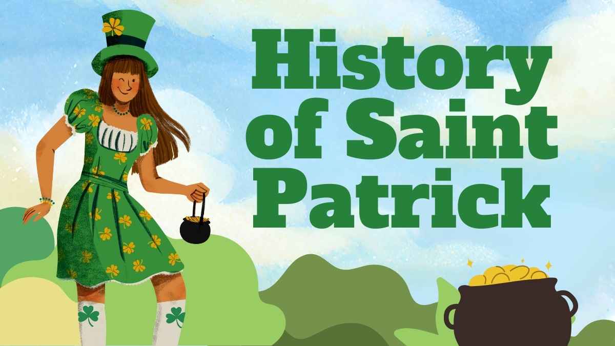 Plantillas Ilustradas de la Historia de San Patricio - diapositiva 1