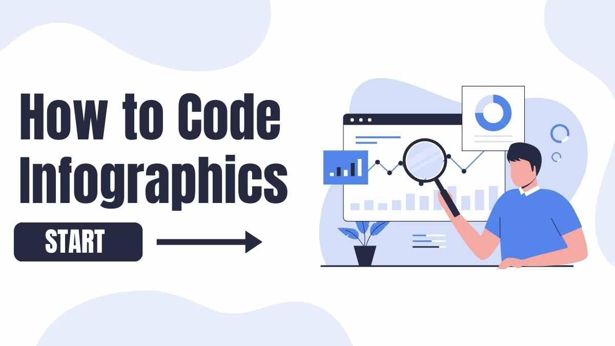 Illustrated How to Code Infographics - diapositiva 1