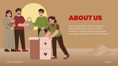 Illustrated Humanitarian Aid Campaign