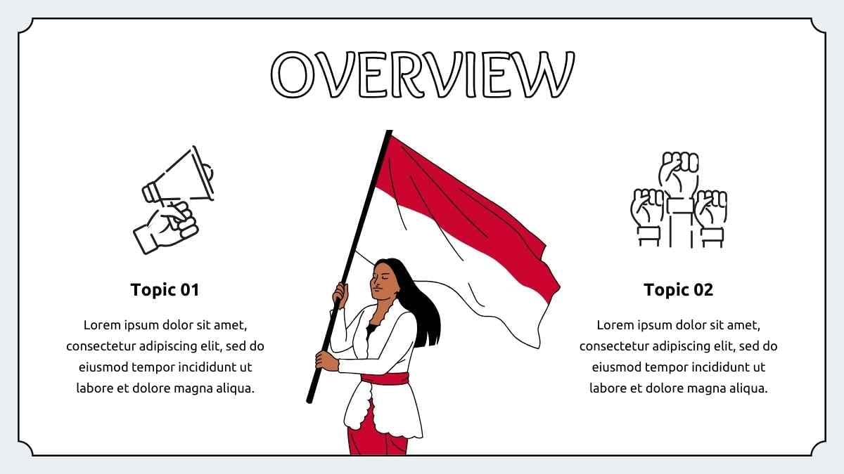 Illustrated Indonesian National Awakening Day - slide 3