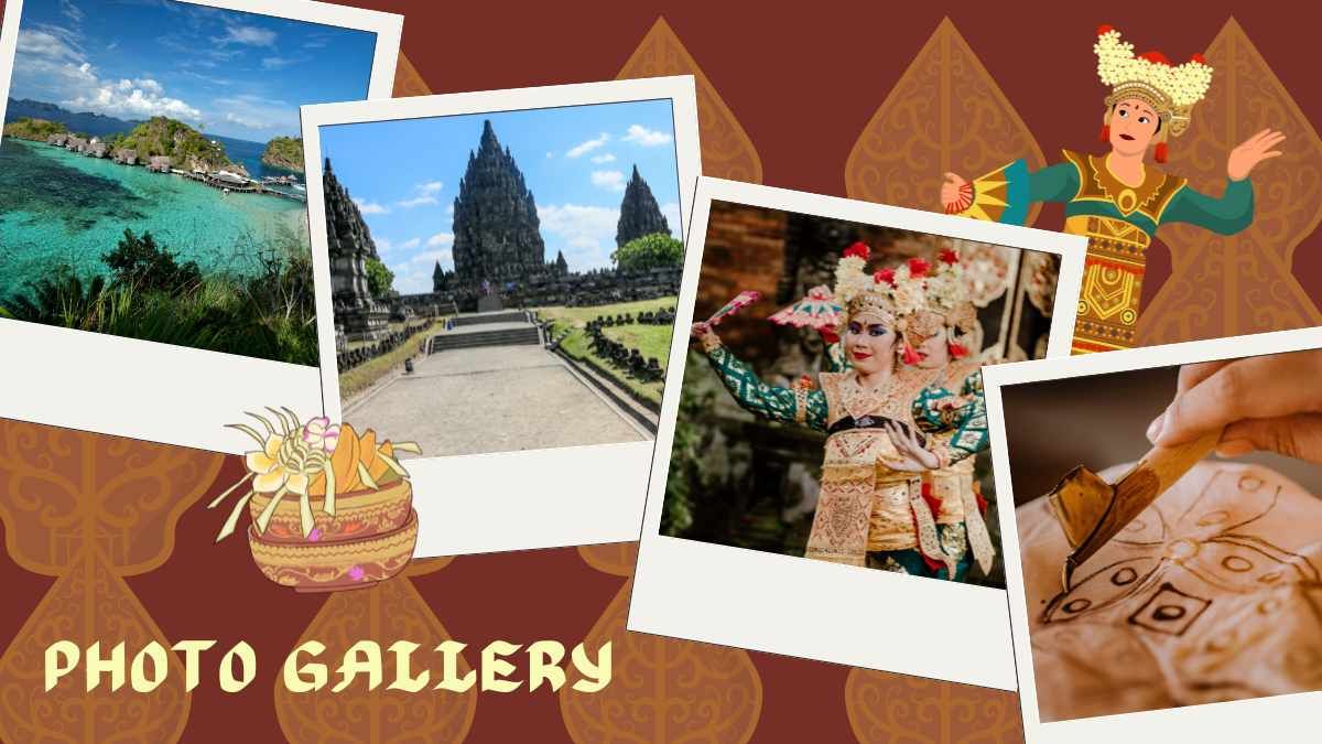 Illustrated Indonesian Travel Scrapbook Newsletter - diapositiva 12