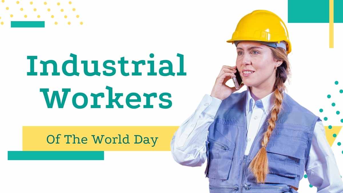 Illustrated Industrial Workers Of The World Day Slides - slide 1