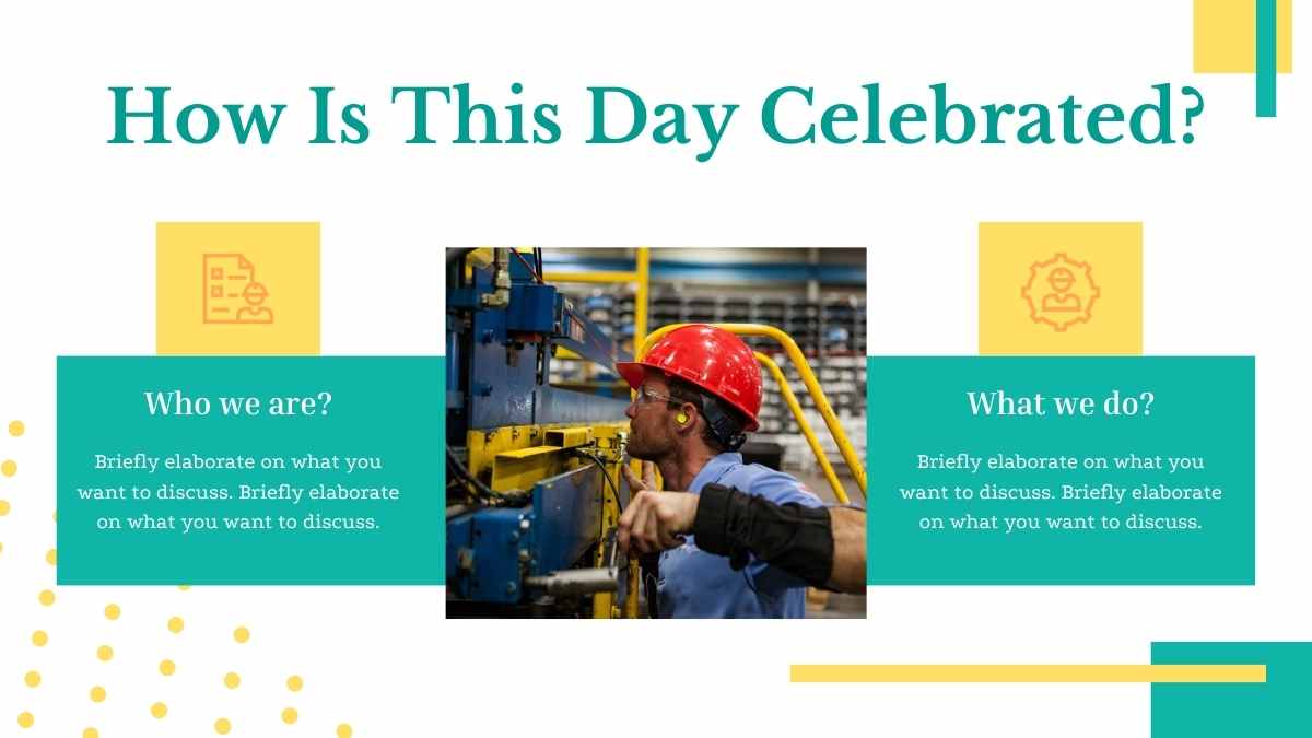 Illustrated Industrial Workers Of The World Day Slides - slide 5