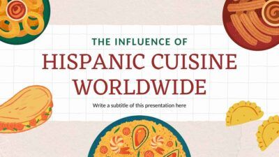 Illustrated Influence of Hispanic Cuisine Worldwide