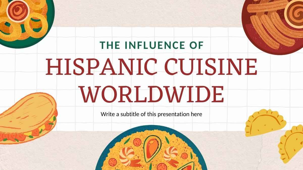 Illustrated Influence of Hispanic Cuisine Worldwide - slide 1