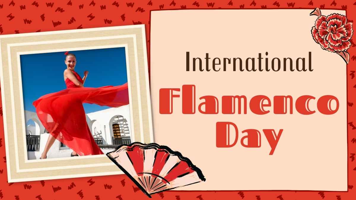 Illustrated International Flamenco Day - slide 1