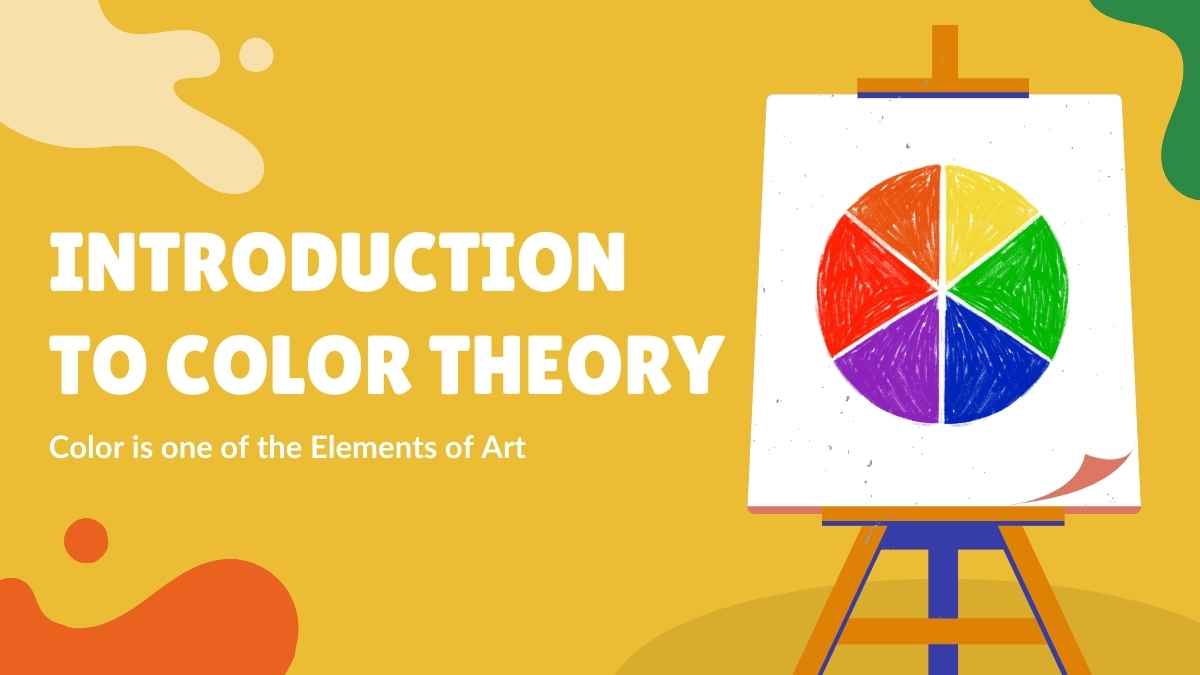 Illustrated Introduction to Color Theory Lesson - slide 1