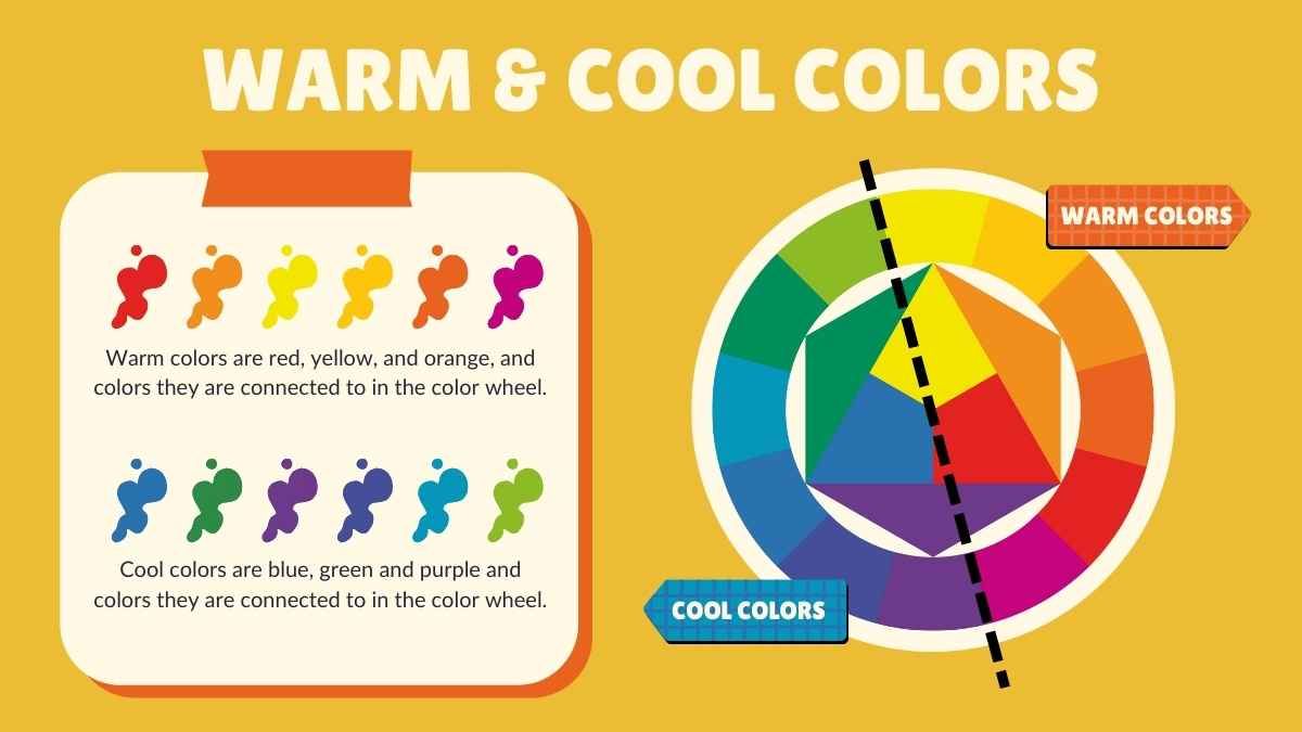 Illustrated Introduction to Color Theory Lesson - slide 11