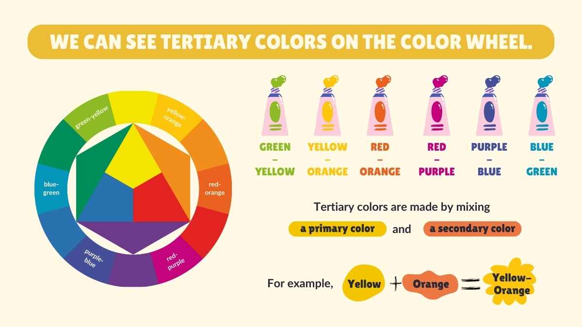 Illustrated Introduction to Color Theory Lesson - slide 9