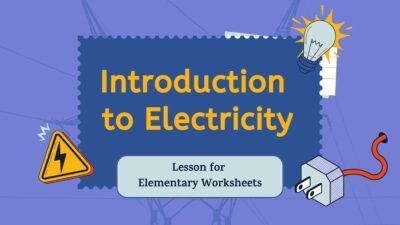 Slides Carnival Google Slides and PowerPoint Template Illustrated Introduction to Electricity Lesson for Elementary Worksheets 1