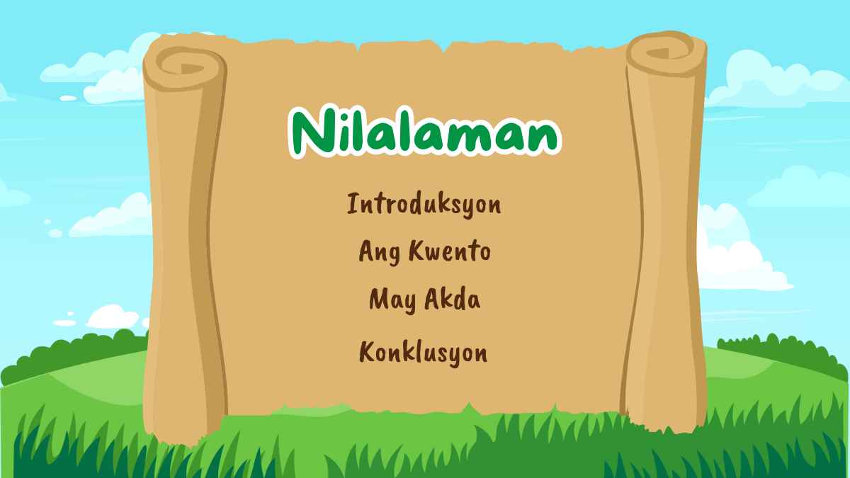 Illustrated Isang Kaibigan Story Book Slides - slide 2