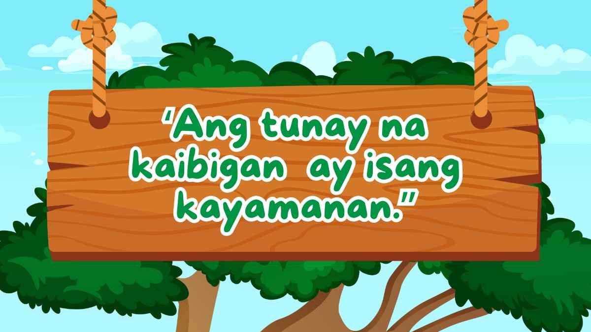 Illustrated Isang Kaibigan Story Book Slides - slide 8