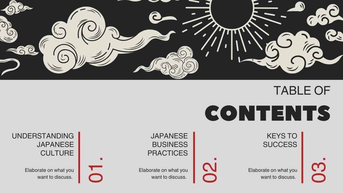 Illustrated Japanese Business Meeting - slide 2