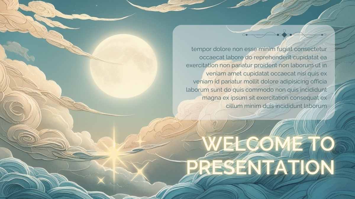 Illustrated Japanese Moon Festival Background - slide 4