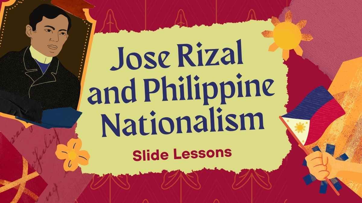 Illustrated Jose Rizal And Philippine Nationalism Slides - diapositiva 1