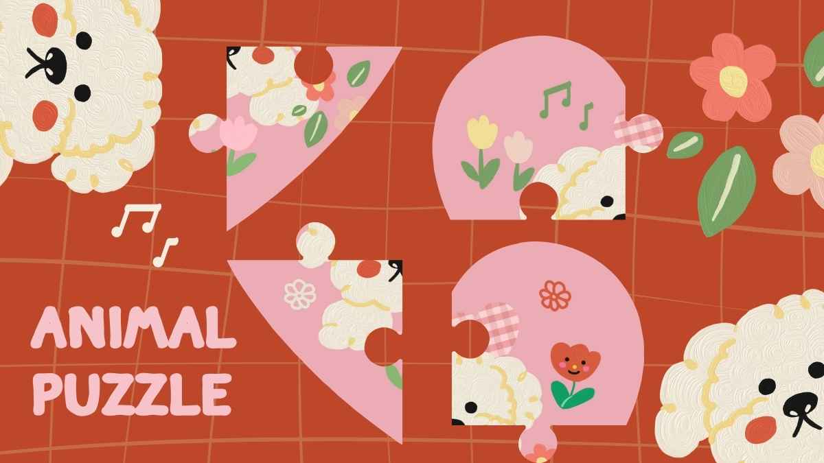 Illustrated Kawaii Puzzles Slides - slide 3