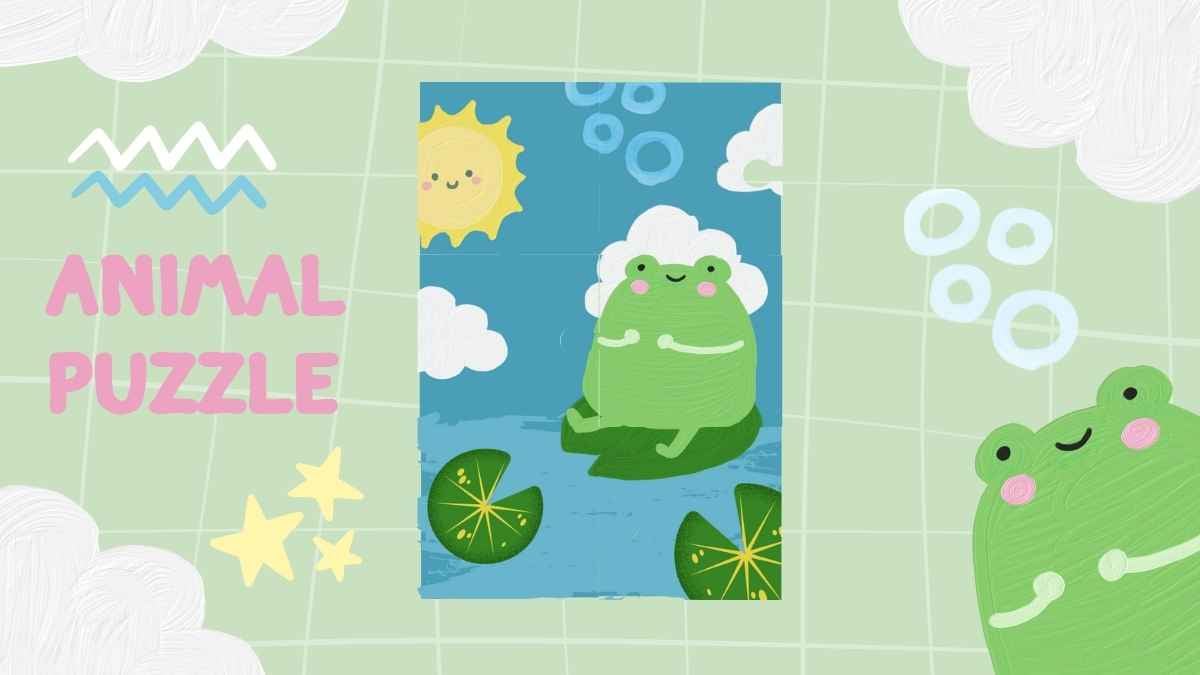 Slides de Quebra-cabeças Kawaii Ilustrados - deslizar 8