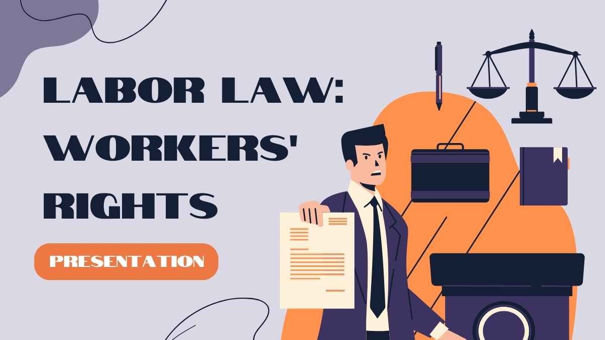 Abstract Labor Law: Workers’ Rights - slide 1