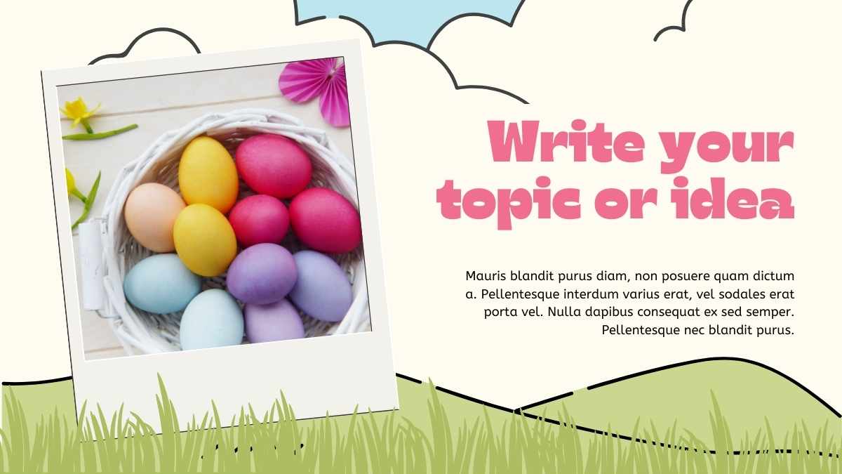 Illustrated Let's Celebrate Easter for Middle School Slides - slide 8