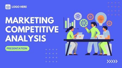 Slides Carnival Google Slides and PowerPoint Template Illustrated Marketing Competitive Analysis Slides 1