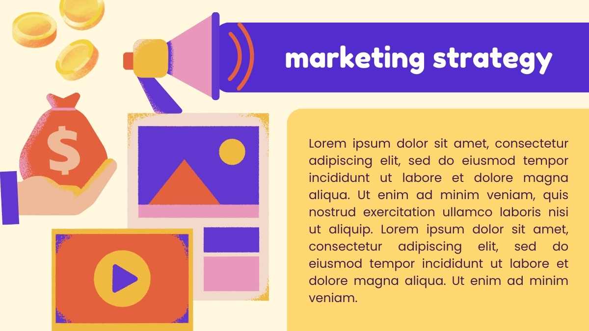 Plantillas Ilustradas para Currículum de Experto en Marketing - diapositiva 12