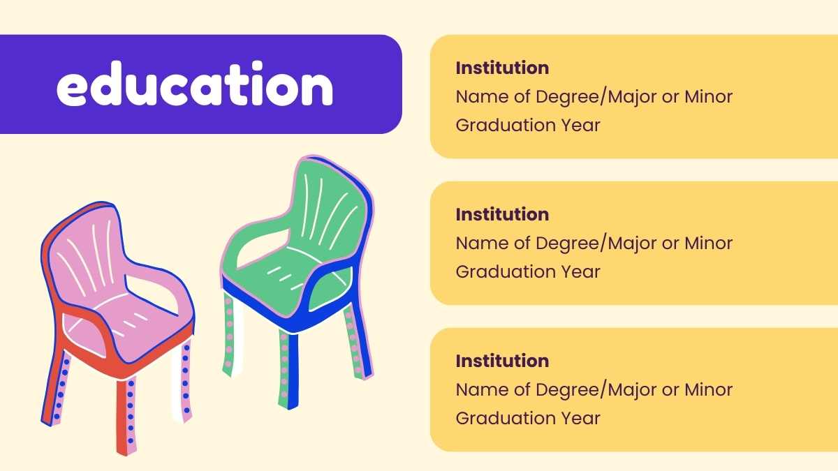 Plantillas Ilustradas para Currículum de Experto en Marketing - diapositiva 6