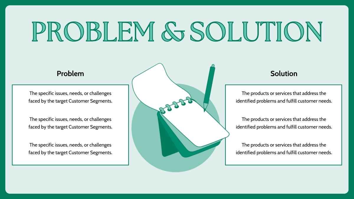 Illustrated Mission Model Canvas Infographics - diapositiva 14