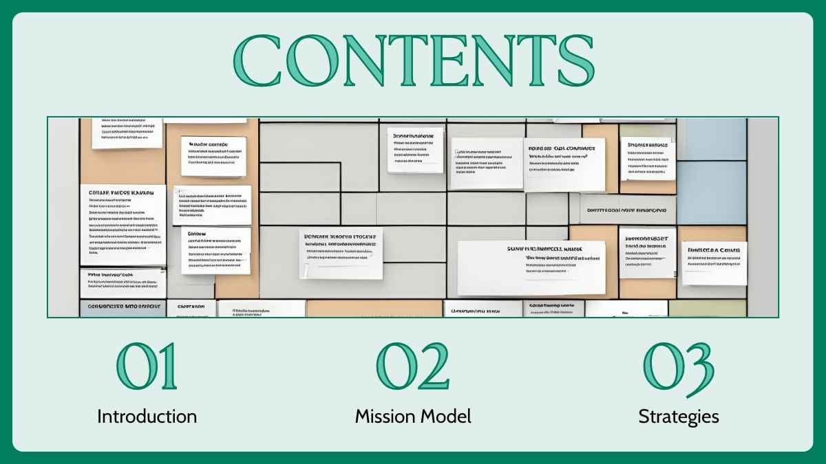 Infografis Canvas Startup Modern dengan Gradien - slide 3