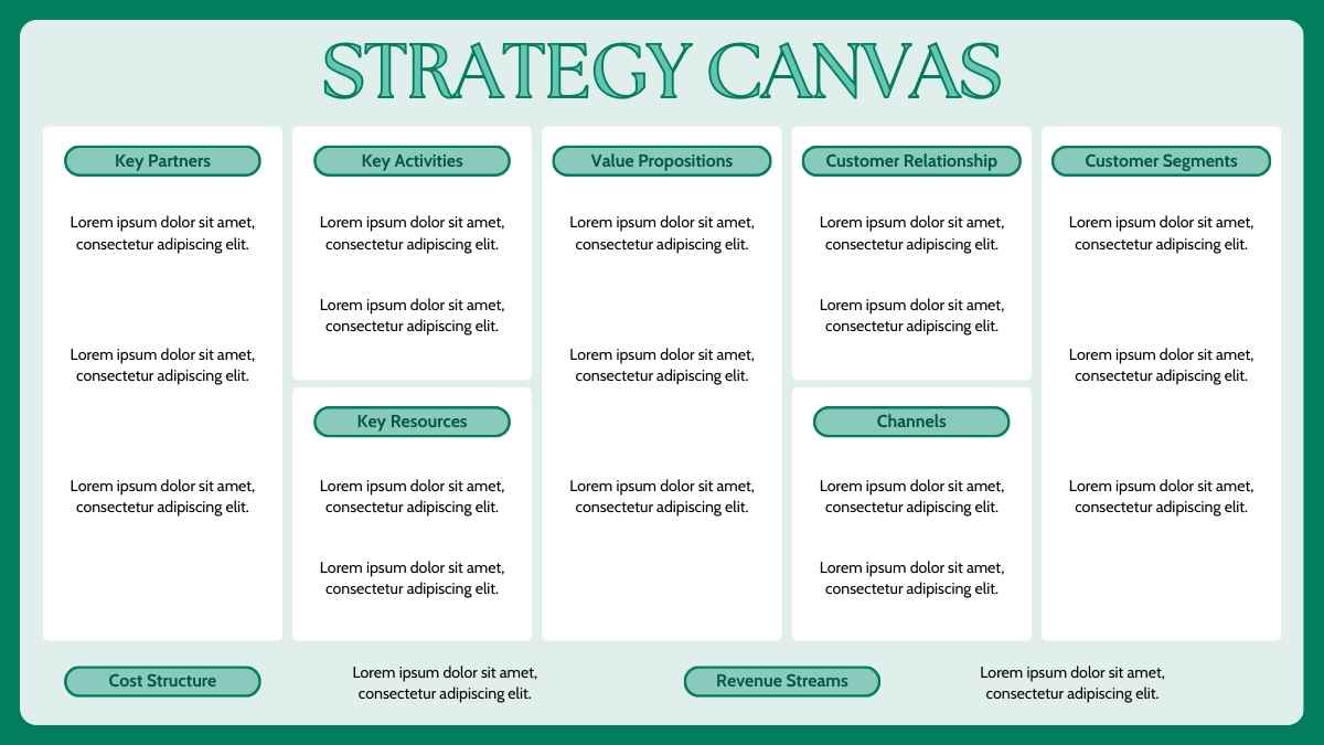 Infografis Canvas Startup Modern dengan Gradien - slide 9