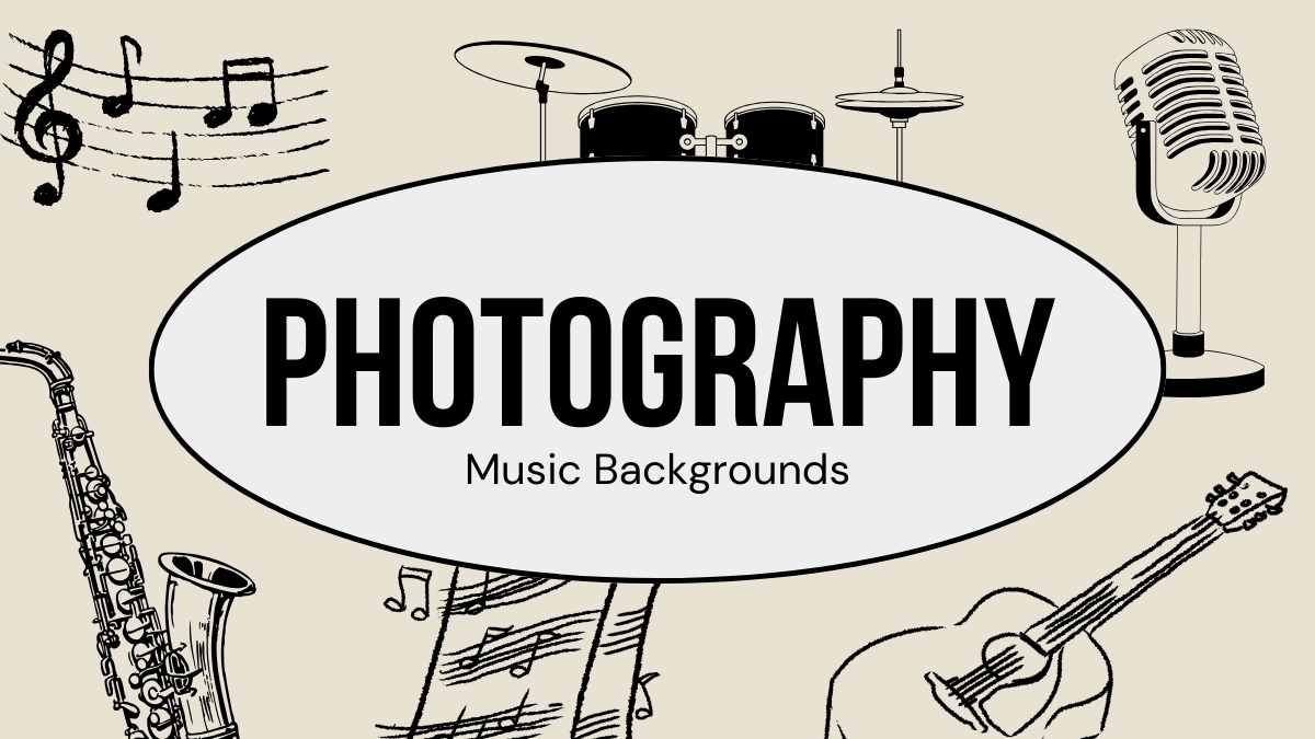 Illustrated Music Backgrounds - slide 10