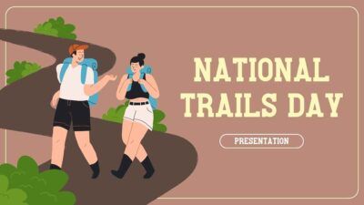 Slides Carnival Google Slides and PowerPoint Template Illustrated National Trails Day 2