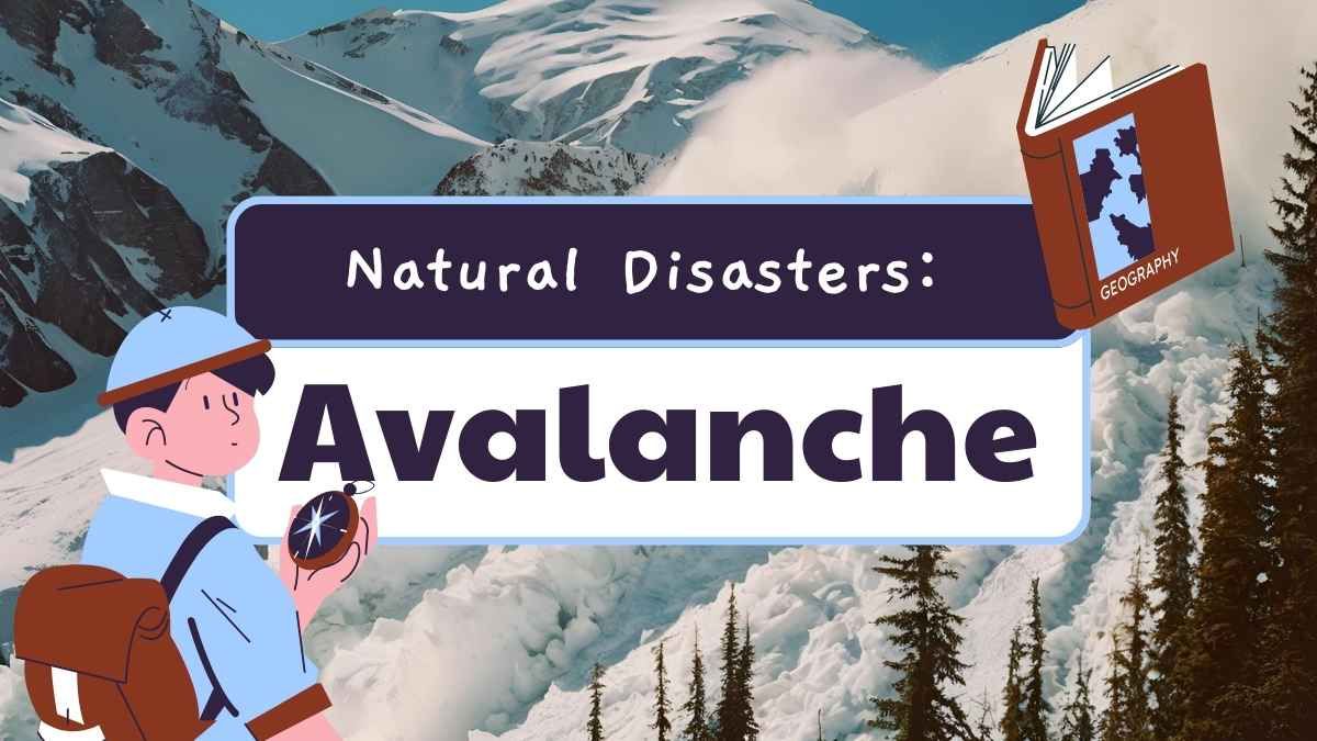 Illustrated Natural Disasters: Avalanche - slide 1