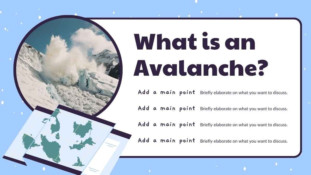 Illustrated Natural Disasters: Avalanche - slide 4