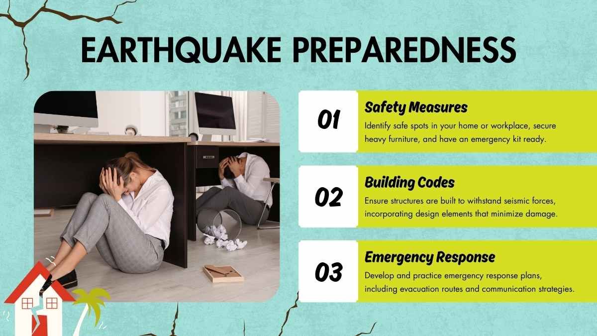 Illustrated Natural Disasters Lesson: Causes of Earthquakes - slide 10