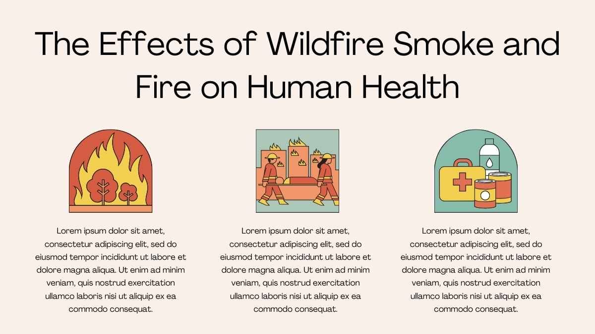 Illustrated Natural Disasters: Wildfires - slide 13