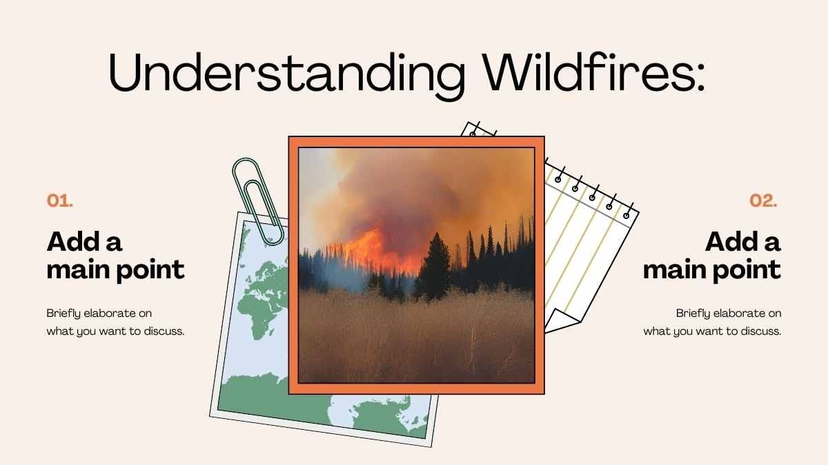 Illustrated Natural Disasters: Wildfires - slide 4