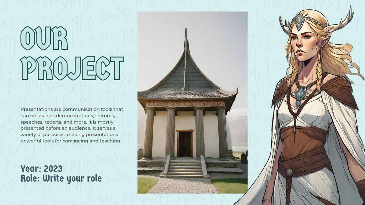 Slide Pelajaran Mitologi Norse dengan Ilustrasi Menarik - slide 10