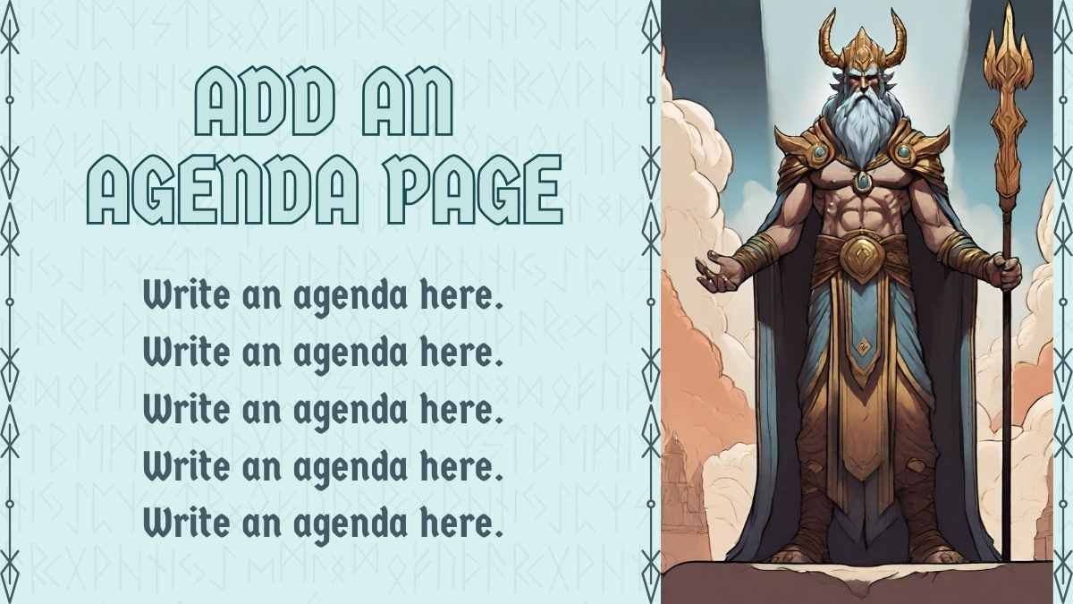 Illustrated Norse Mythology Lesson Slides - slide 2