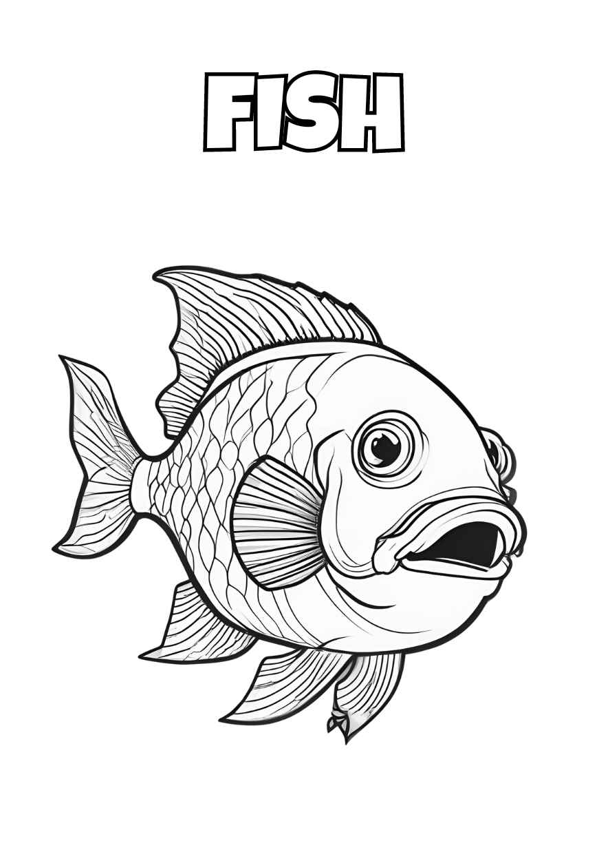 Illustrated Oceans Life Animals Coloring Worksheet - slide 3