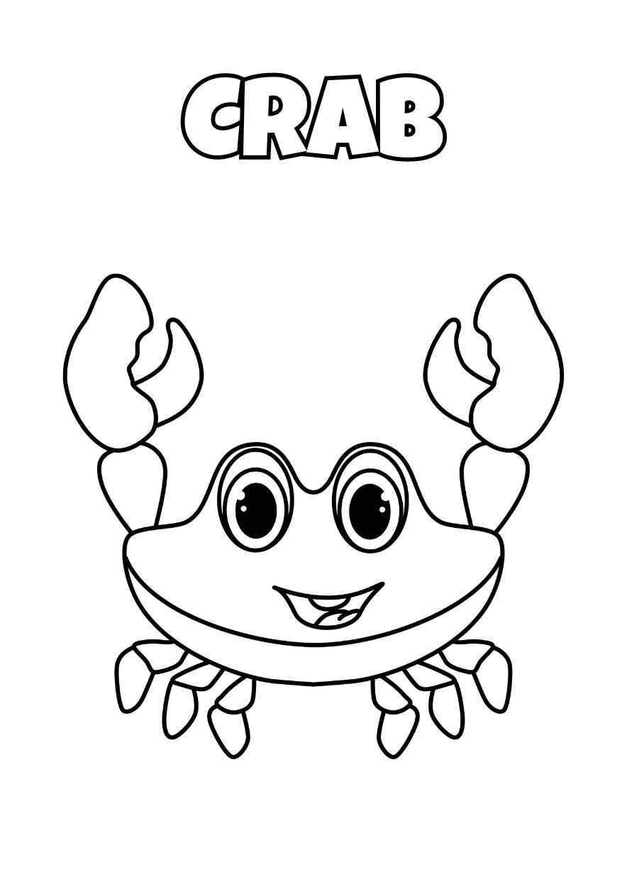 Illustrated Oceans Life Animals Coloring Worksheet - slide 9