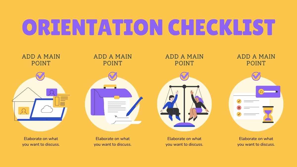 Orientation Checklist Infographic - slide 10