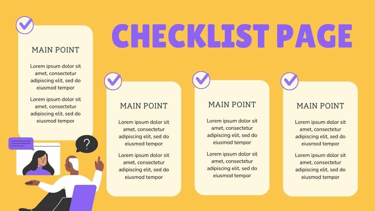 Illustrated Orientation Checklist Infographic - slide 12