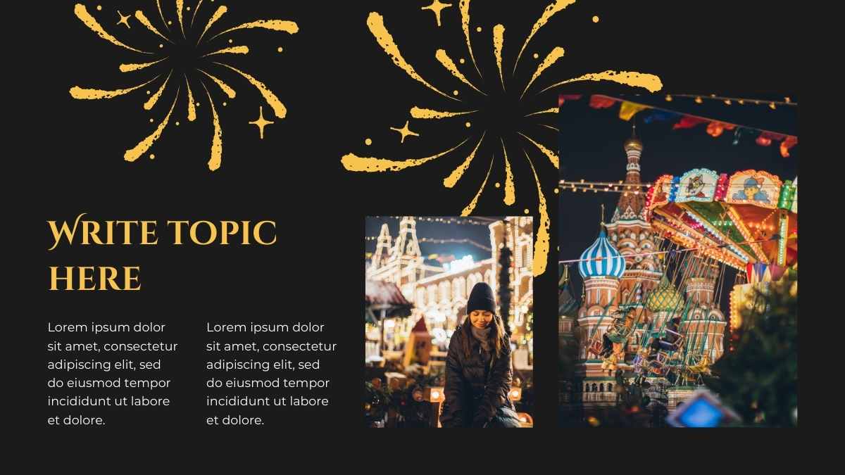 Illustrated Orthodox New Year Slides - slide 9