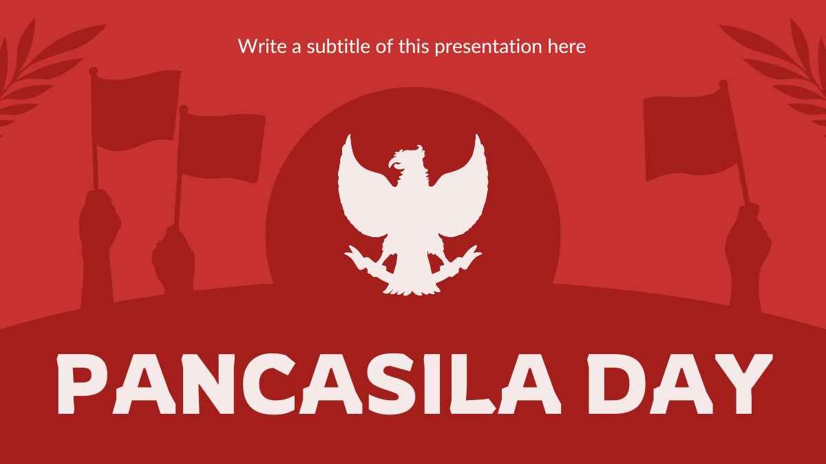 Illustrated Pancasila Day - diapositiva 1